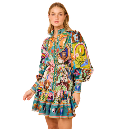 Tulum Graffiti – A Playful & Colourful Dress