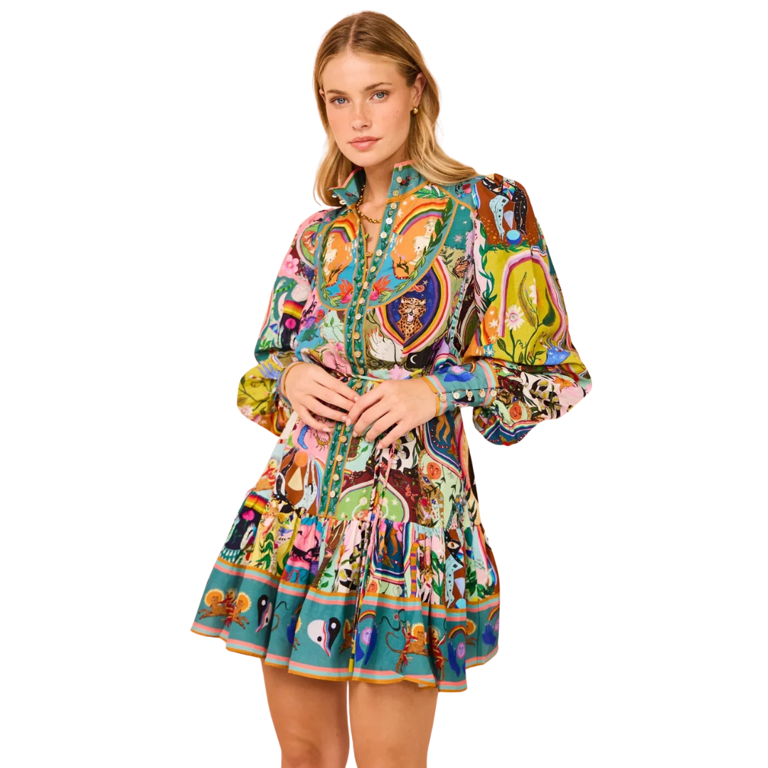 Tulum Graffiti – A Playful & Colourful Dress