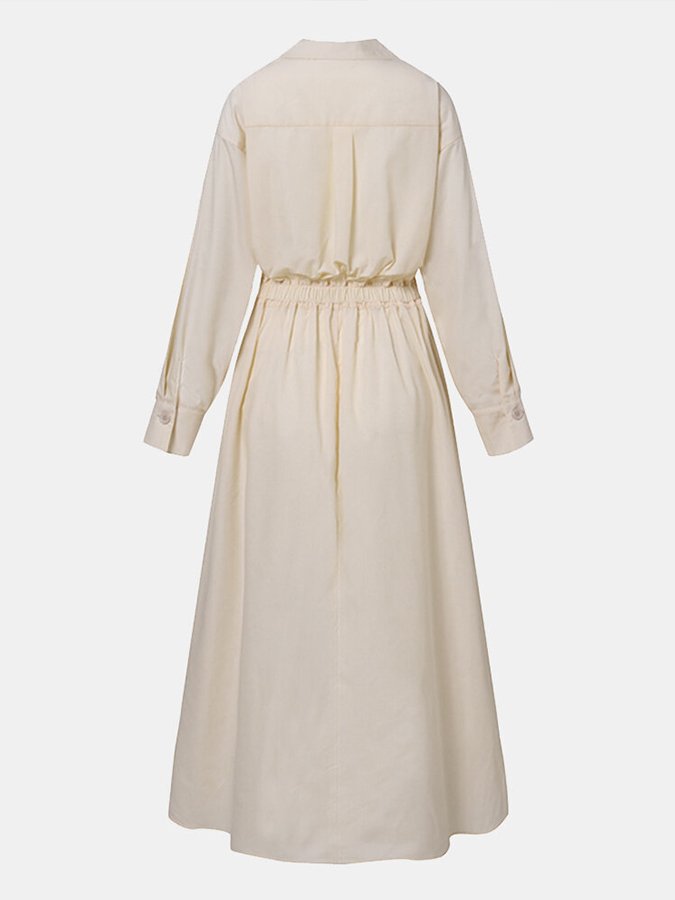 Carmen | Cotton Dress with Long Sleeves
