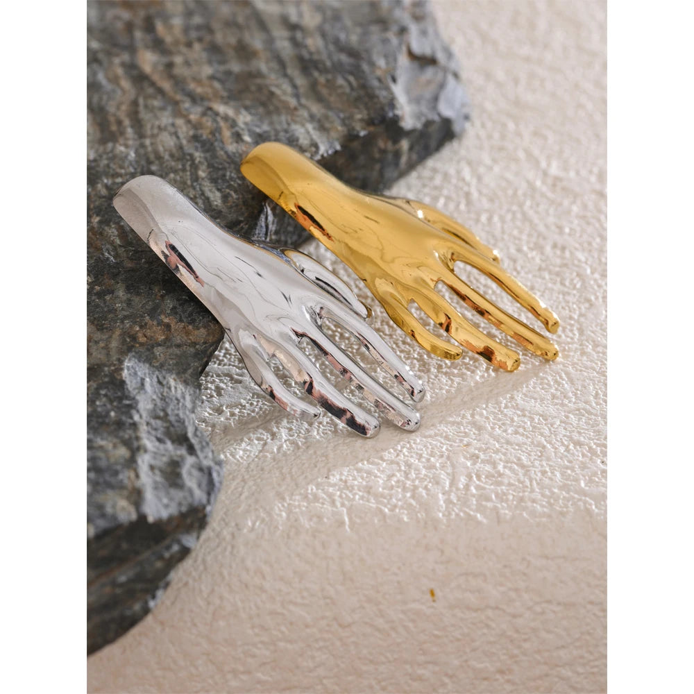 The Power Hands Brooch