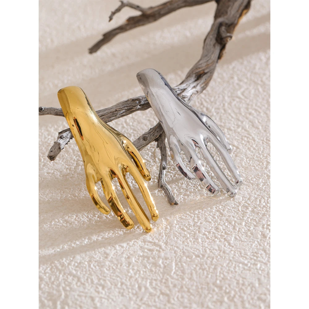The Power Hands Brooch