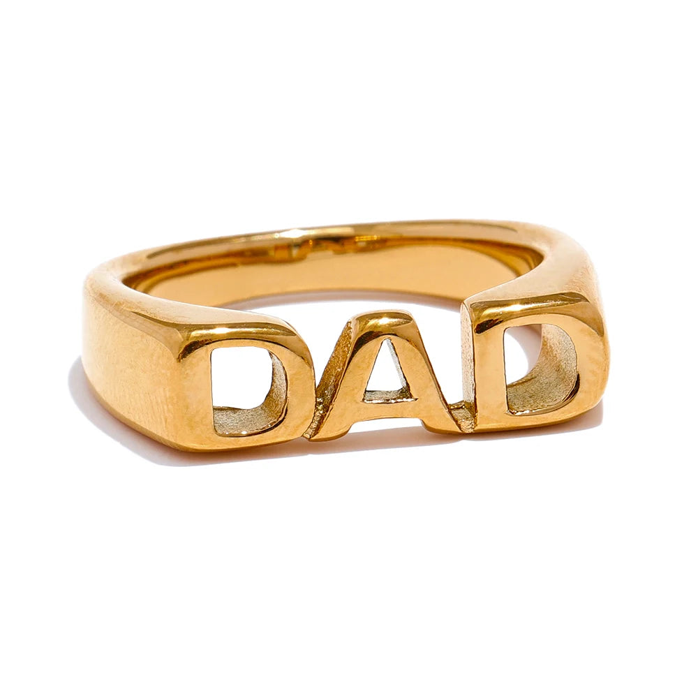 Family Letter Ring