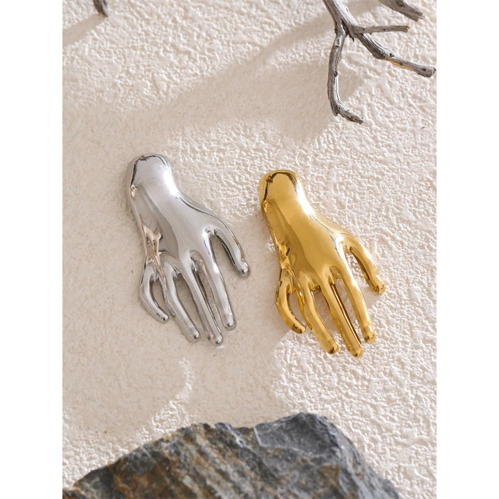 The Power Hands Brooch