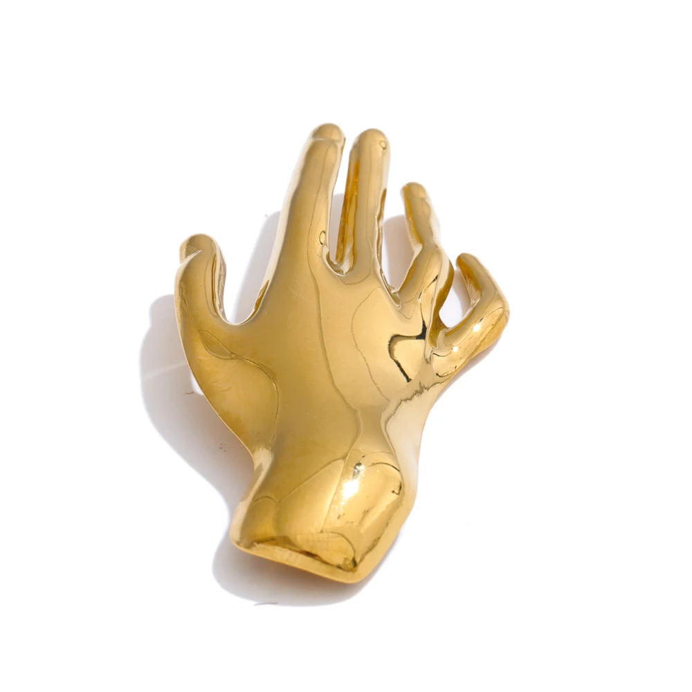 The Power Hands Brooch