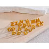Signature Letter Earrings