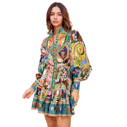 Tulum Graffiti – A Playful & Colourful Dress