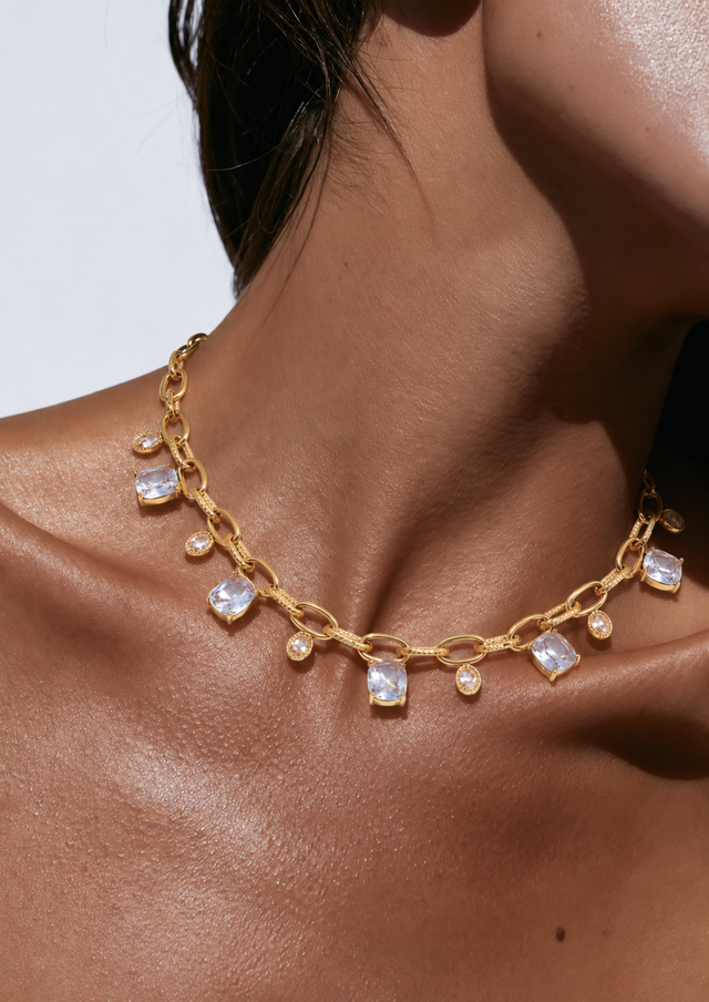 The Crystal Rain Necklace