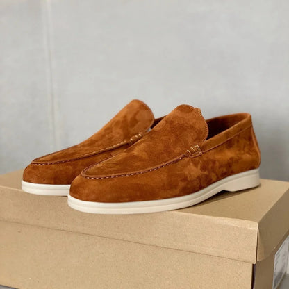Ralf | Comfortable Suede Leather Loafers