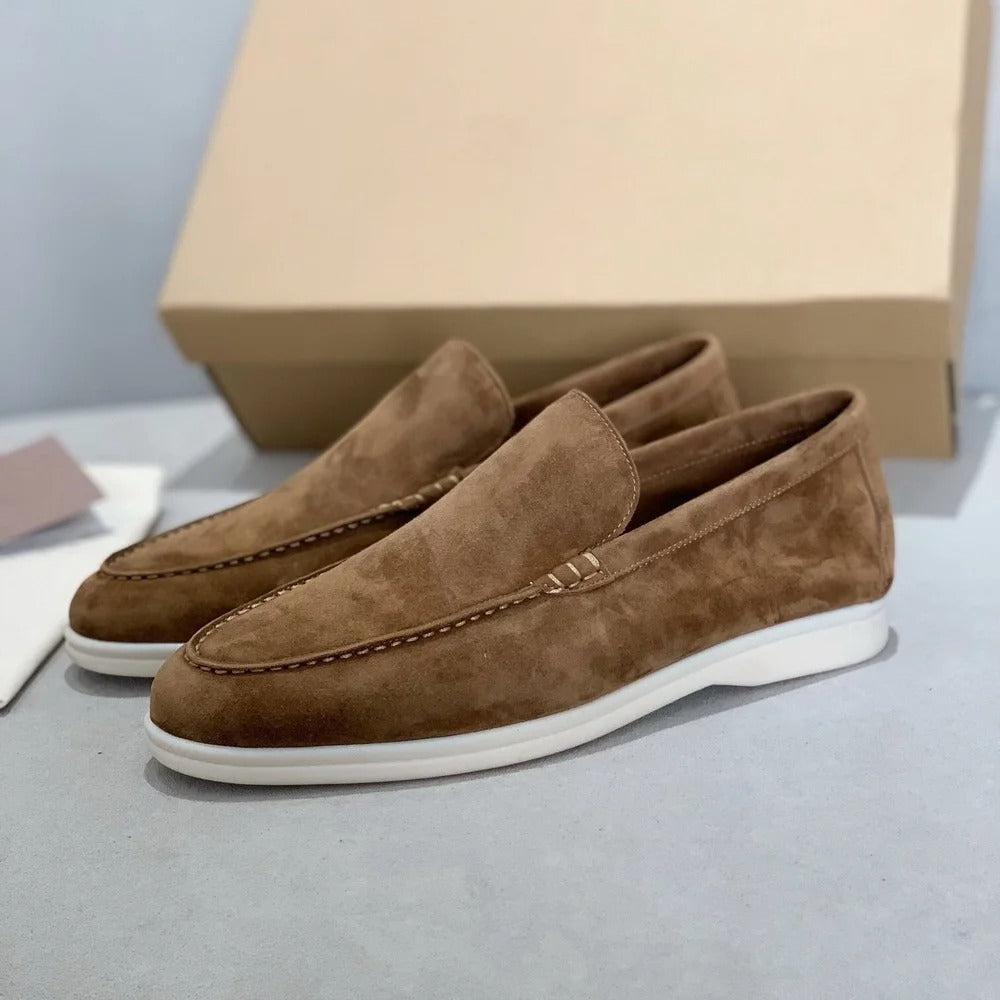 Ralf | Comfortable Suede Leather Loafers